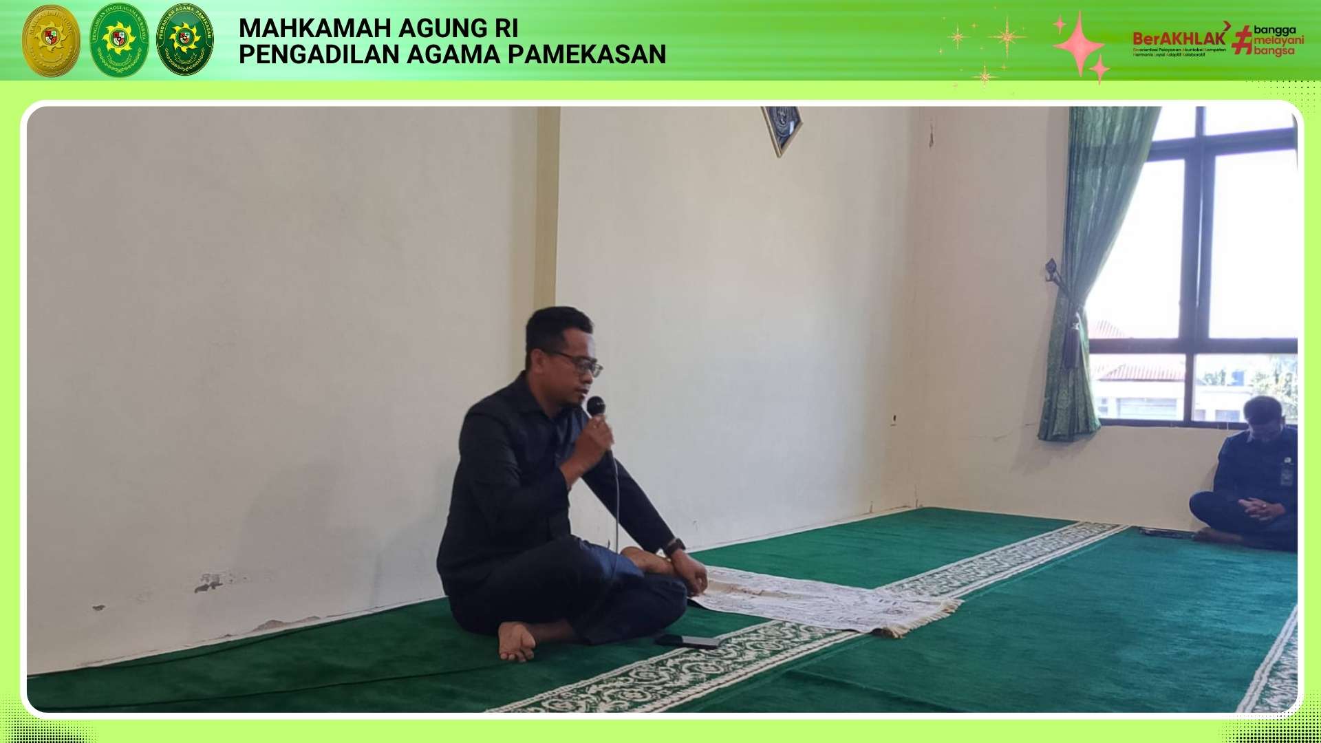 Hakim PA Pamekasan Sampaikan Keutamaan Amalan Dzulqakdah dan Dzulhijjah dalam Giat KIRAS